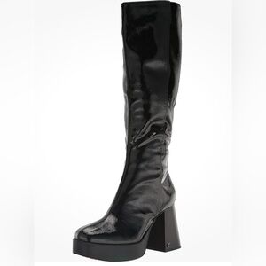 Circus by Sam Edelman Shiny Black Heeled Boots